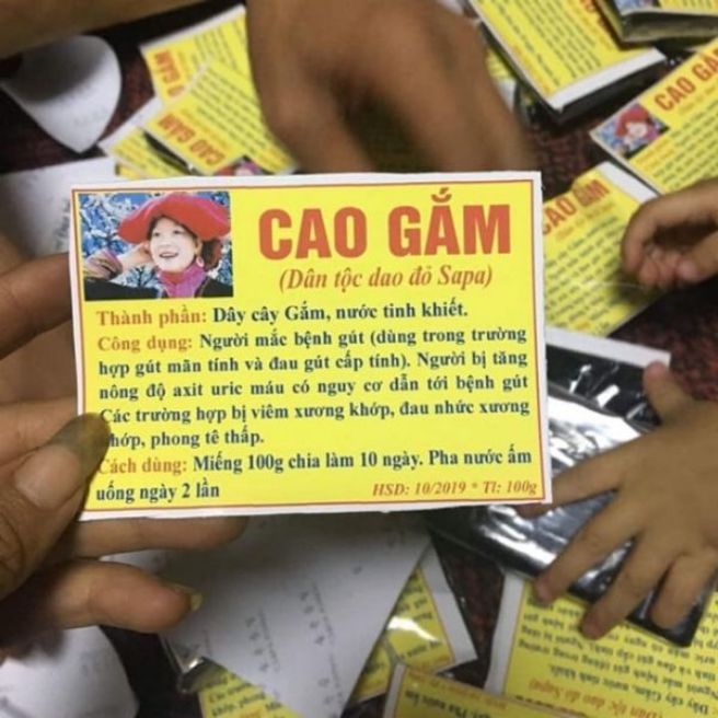 Cao Gắm Miếng Cô Đặc Kl 100G