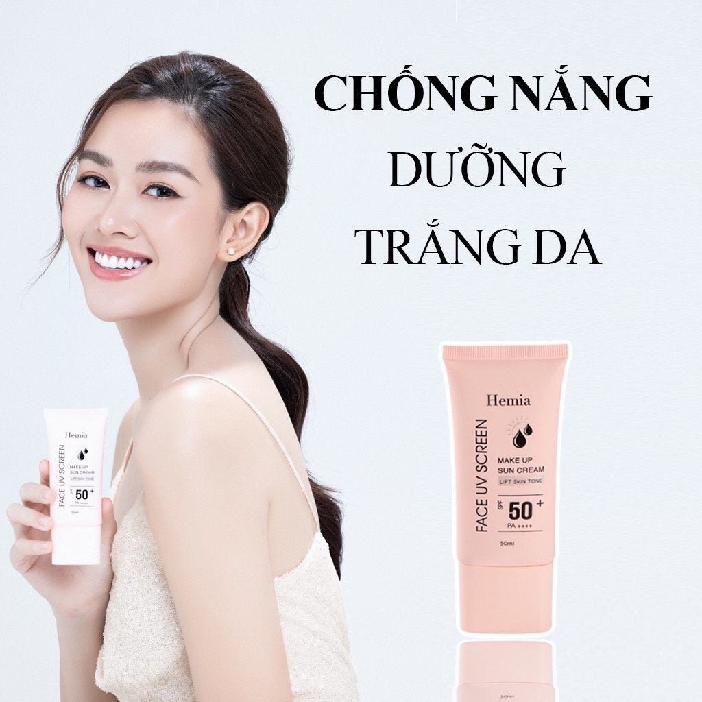 [Chính Hãng]Kem Dưỡng Da Chống Nắng Hemia 50Ml