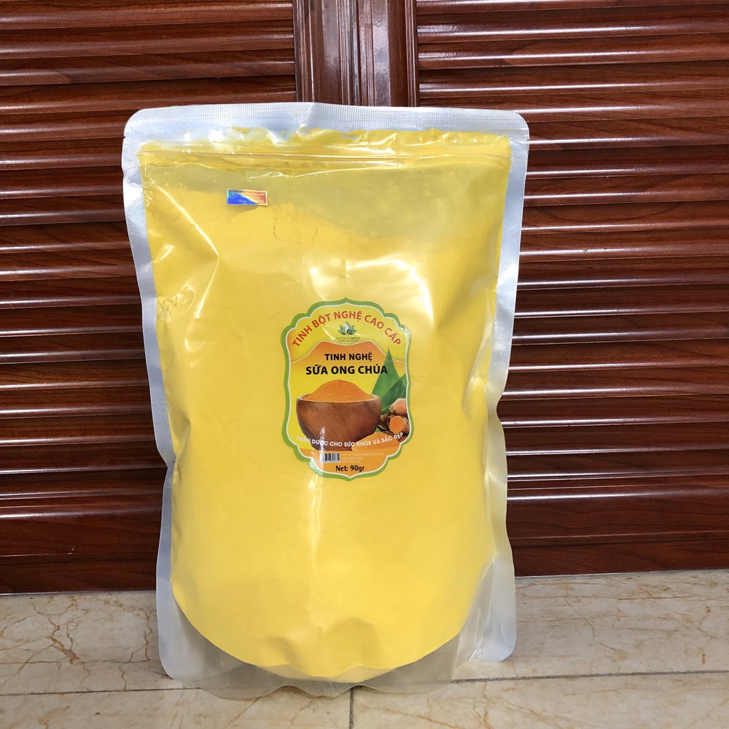 Tinh Bột Nghệ Nhà Làm 1 Kg Đảm Bảo Chất Lượng Chụp Toàn Cam Thường