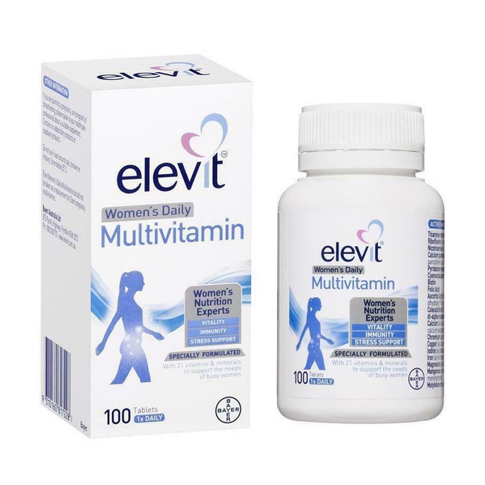 [Hcm]Elevit Womens Viên Uống Tổng Hợp Multi Vitamin Hỗ Trợ Phụ Nữ Đang Nuôi Con 100 Viên