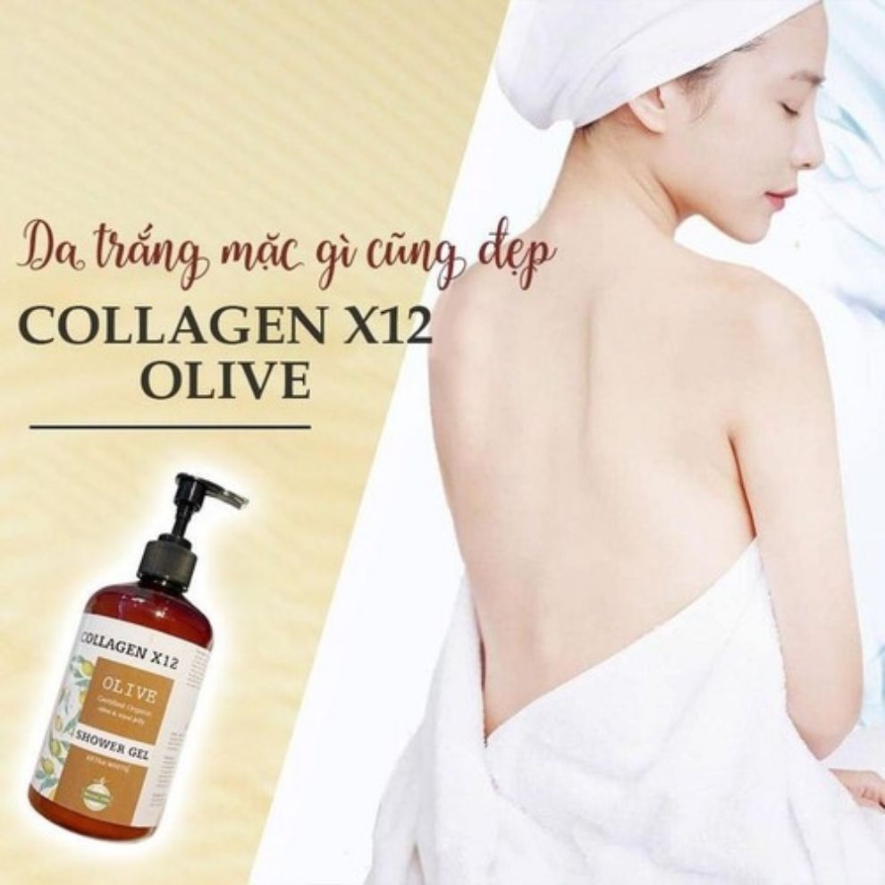 Sữa Tắm Collagen X12 Thải Độc Trắng Da