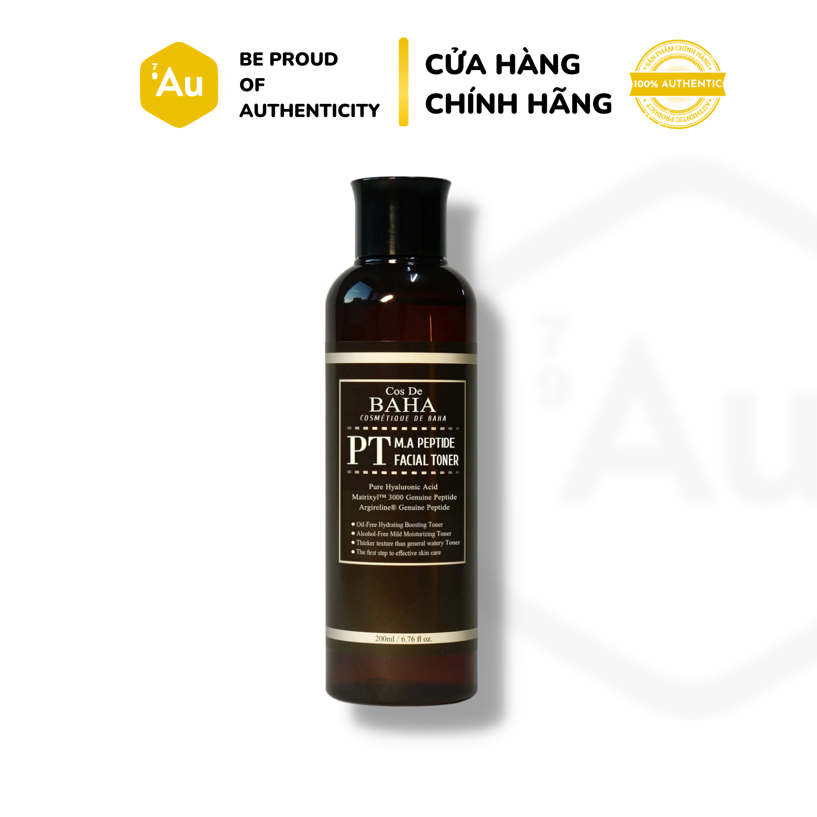 [Hàng Chính Hãng - Cos De Baha] Nước Cân Bằng Da Chứa Peptides Hỗ Trợ Chống Lão Hóa Giảm Nếp Nhăn Và Phục Hồi Da 200Ml (Pt)