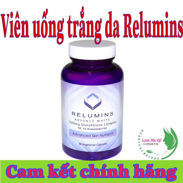 [Hcm]Viên Uống Trắng Da Relumins