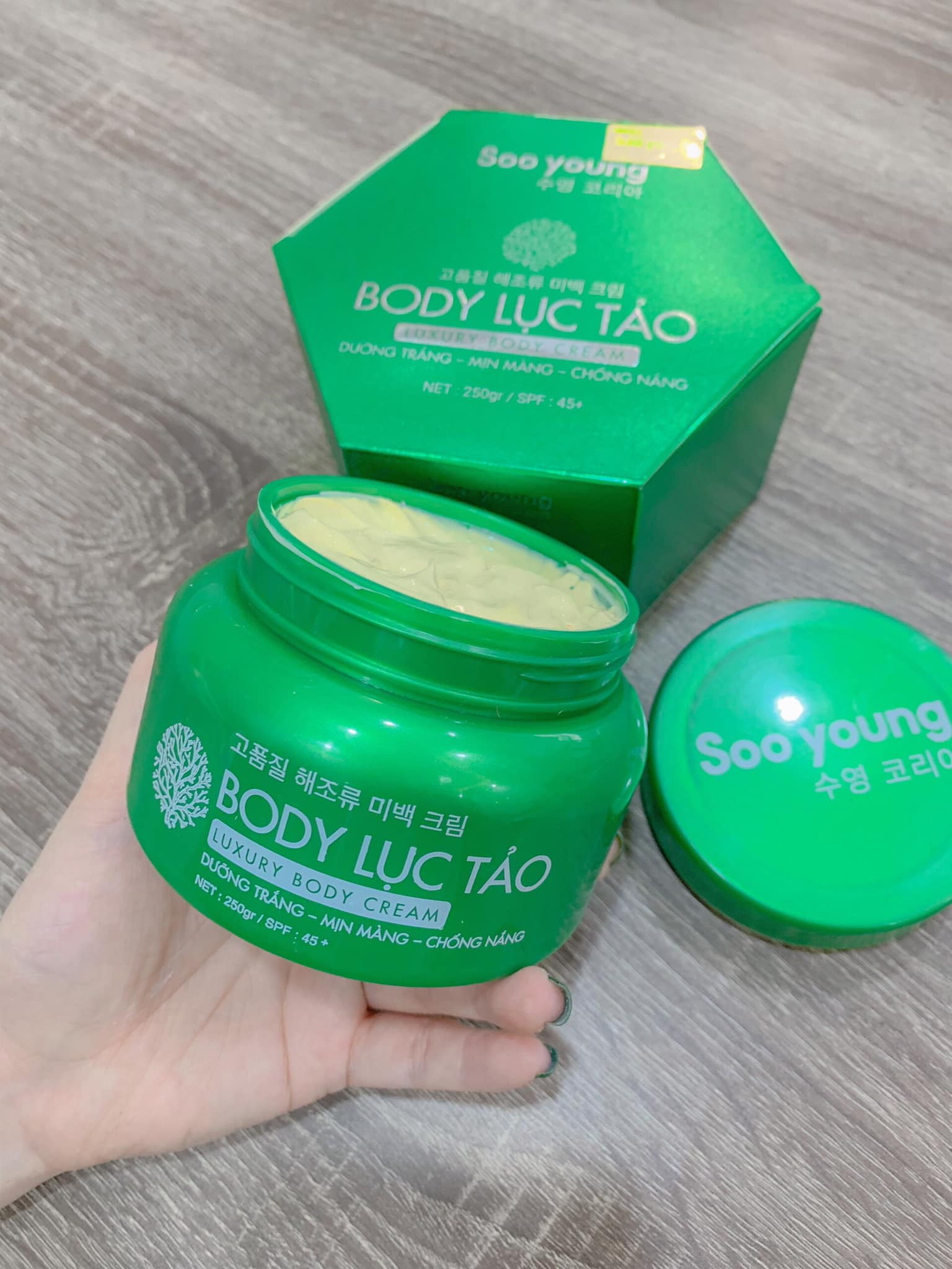 [HCM]BODY LỤC TẢO XANH SOO YOUNG CHÍNH HÃNG