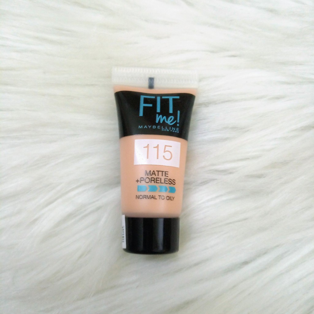 [Hcm][Mini Size 5Ml] Kem Nền Fit Me Mịn Lì Nhẹ Kiềm Dầu Fit Me Maybelline New York Matte Foundation