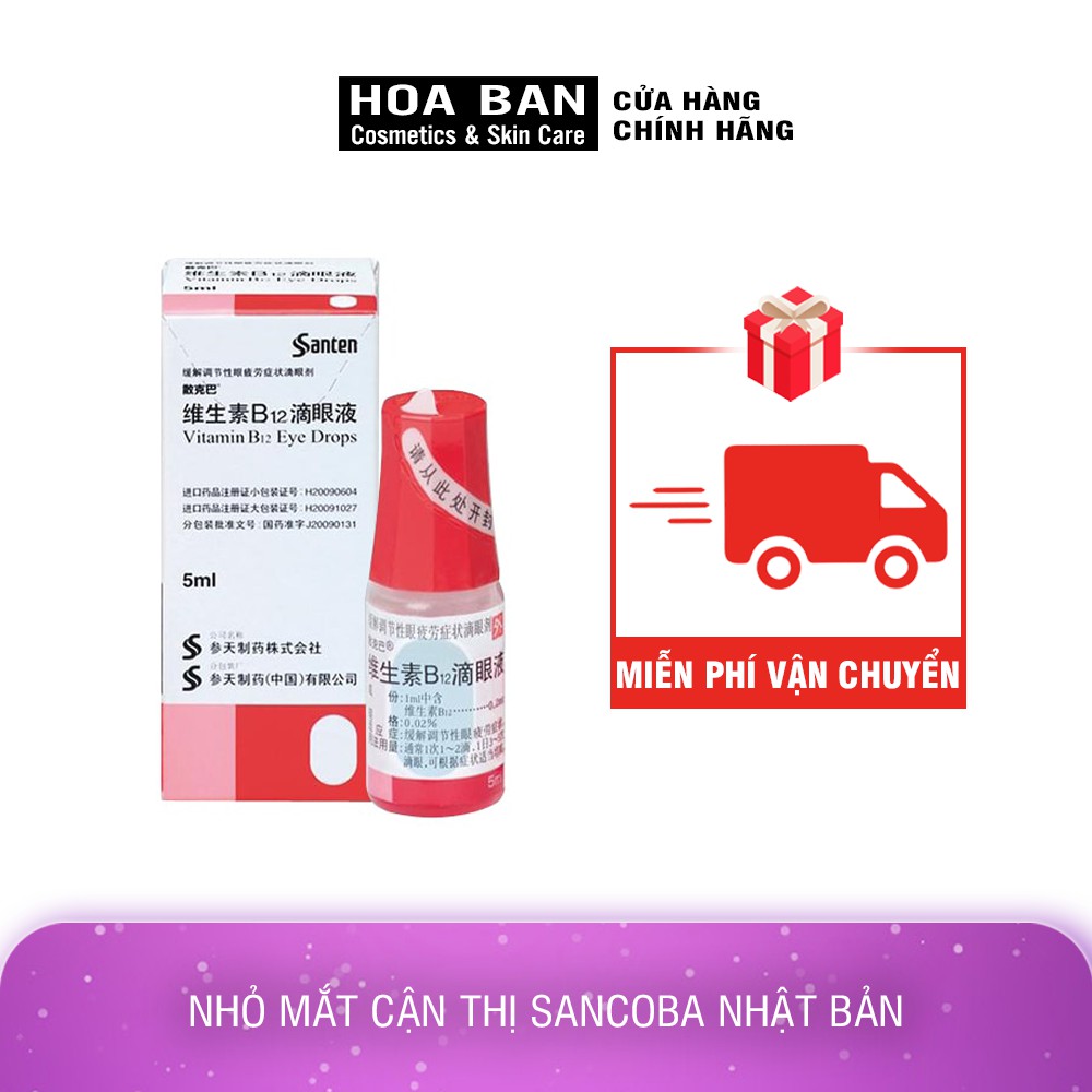 Nhỏ Mắt Cận Thị Sancoba Mặt Hàng Đang Được Săn Đón Chất Lượng Sản Phẩm Đảm Bảo Và Cam Kết Hàng Đúng Như Mô Tả