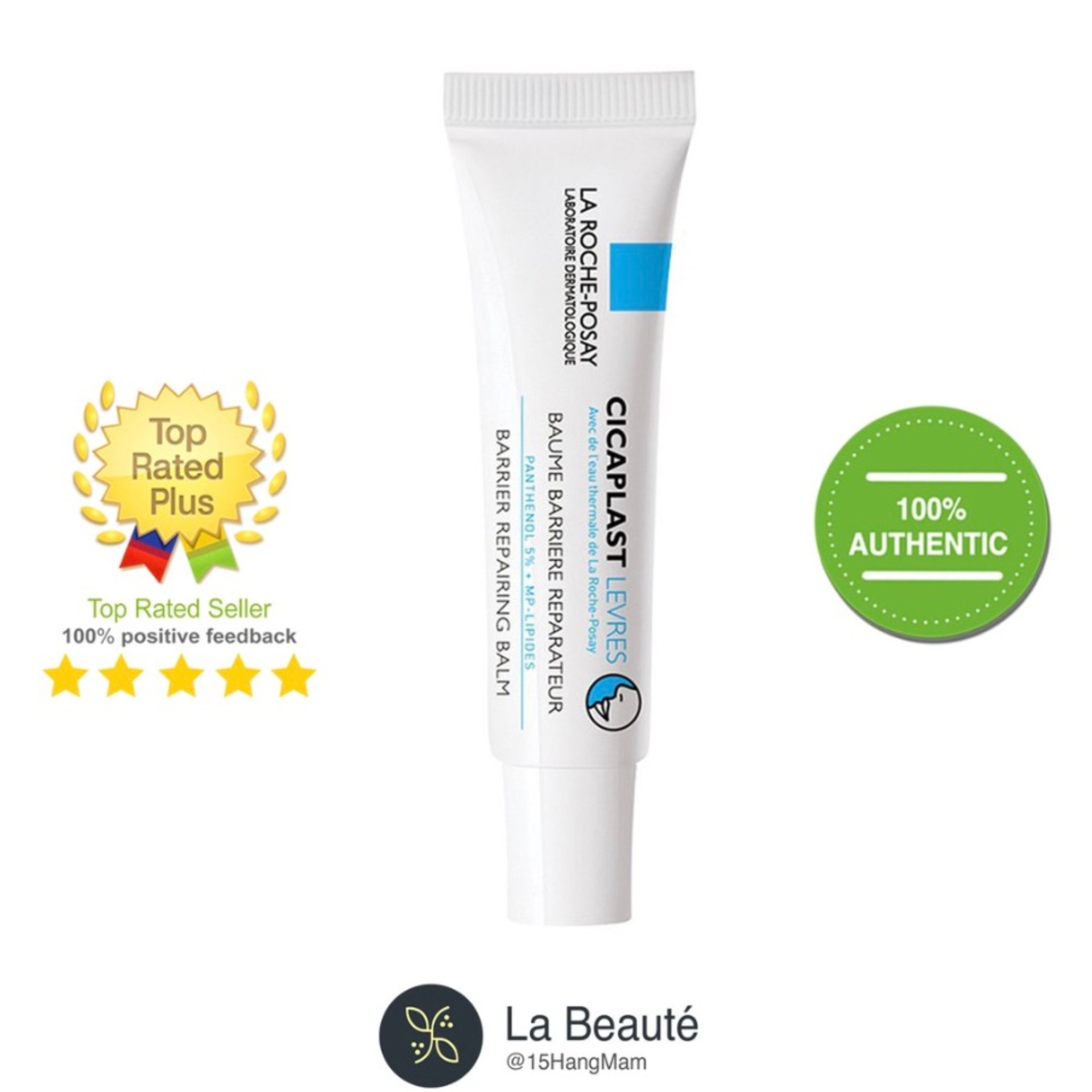 La Roche - Posay Cicaplast Levres - Kem Dưỡng Cho Vùng Da Môi Khô Nẻ 75 Ml [Loreal Việt Nam - Dksh Phân Phối]