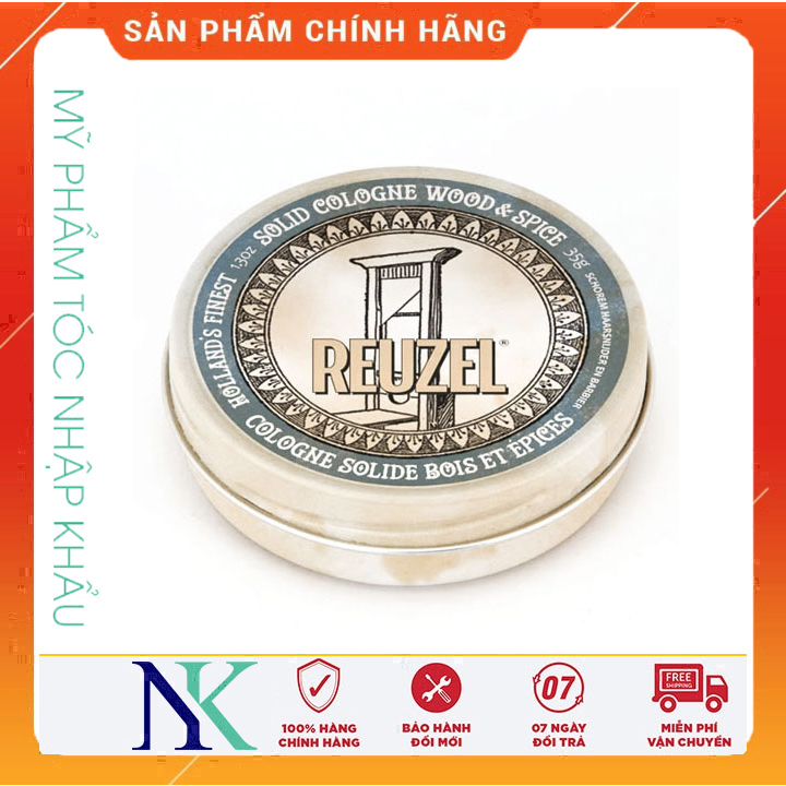 SÁP THƠM CHO CƠ THỂ REUZEL SOLID COLOGNE WOOD & SPICE 35G