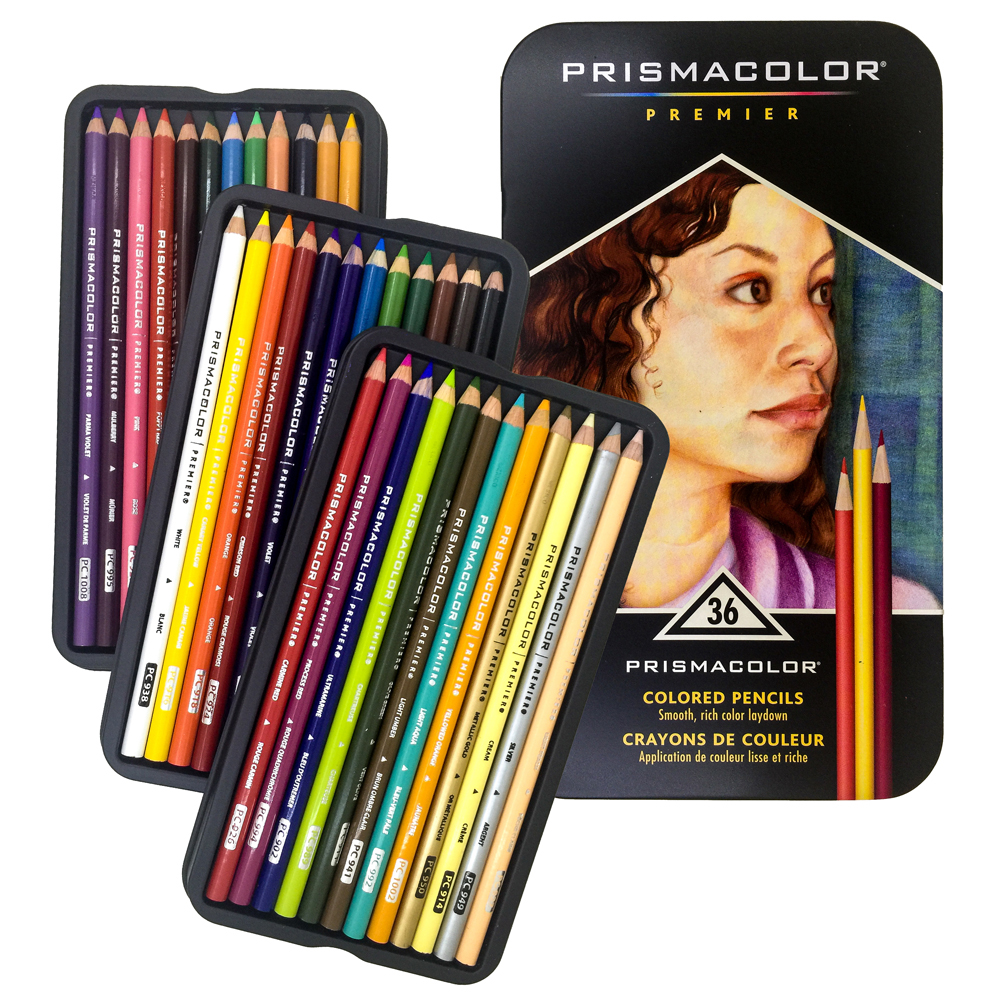 [VIHAND - CHÍNH HÃNG] Bộ bút chì màu hạng họa sĩ Prismacolor Premier Soft Core - 36 Màu