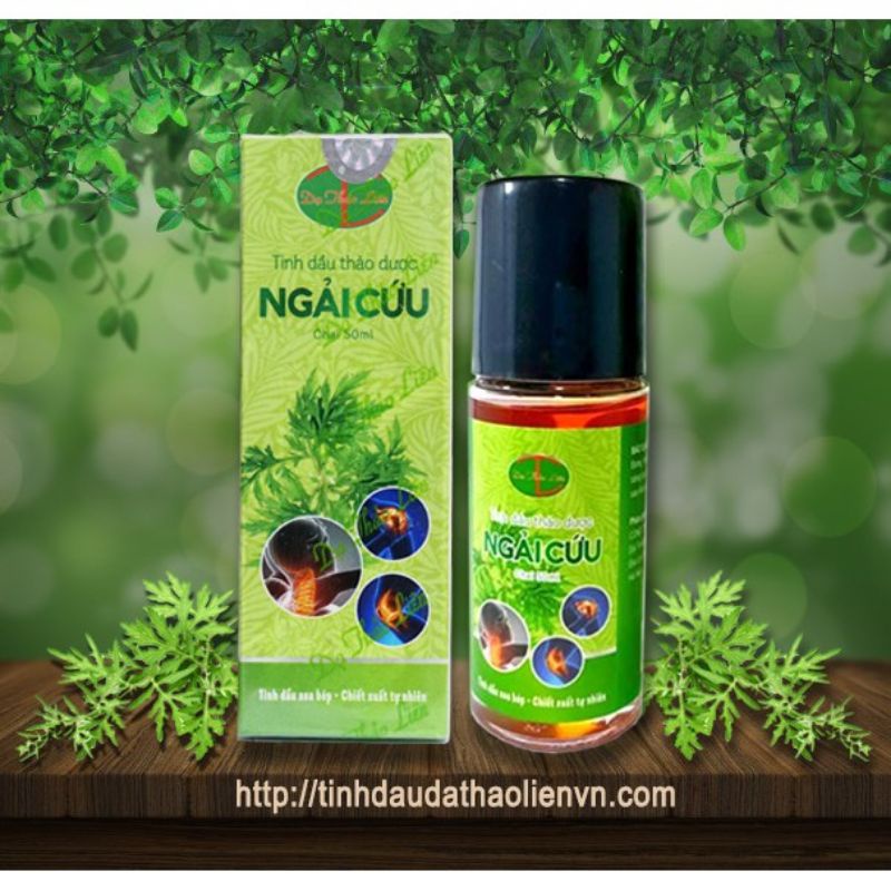 Tinh Dầu Thảo Dược Ngải Cứu Dạ Thảo Liên 50Ml - Đau Mỏi Cơ Bắp Đau Nhức Xương Khớp