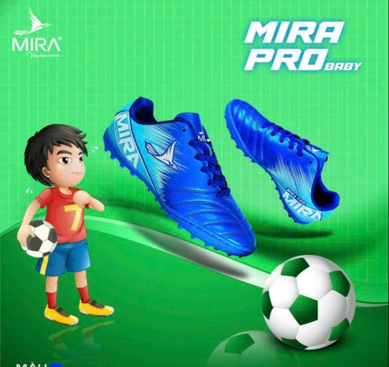 ( TẶNG TẤM LÓT+ VỚ + KEO LEN )giày đá banh mira PRO đá bóng sân cỏ mini bóng đá dày rẻ rẽ futsal