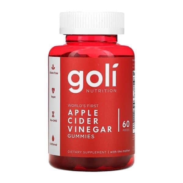 [Hcm]Kẹo Dẻo Giấm Táo Goli Apple Cider Vinegar 60 Gummies