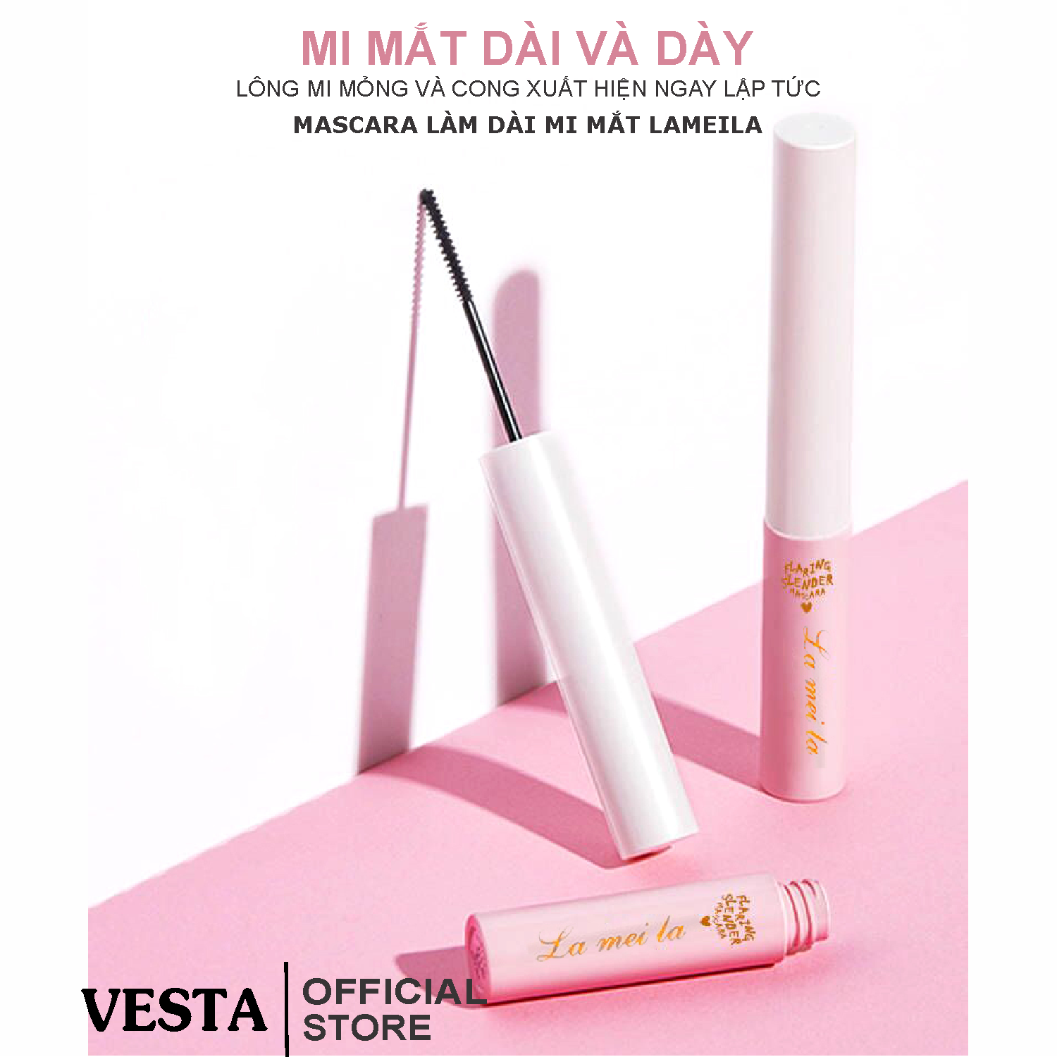 [Hcm]Mascara Siêu Mảnh ???????????????????? Mascara Tơi Lông Mi Lameila - Mascara Dài Mi Và Cong Mi Siêu Xinh