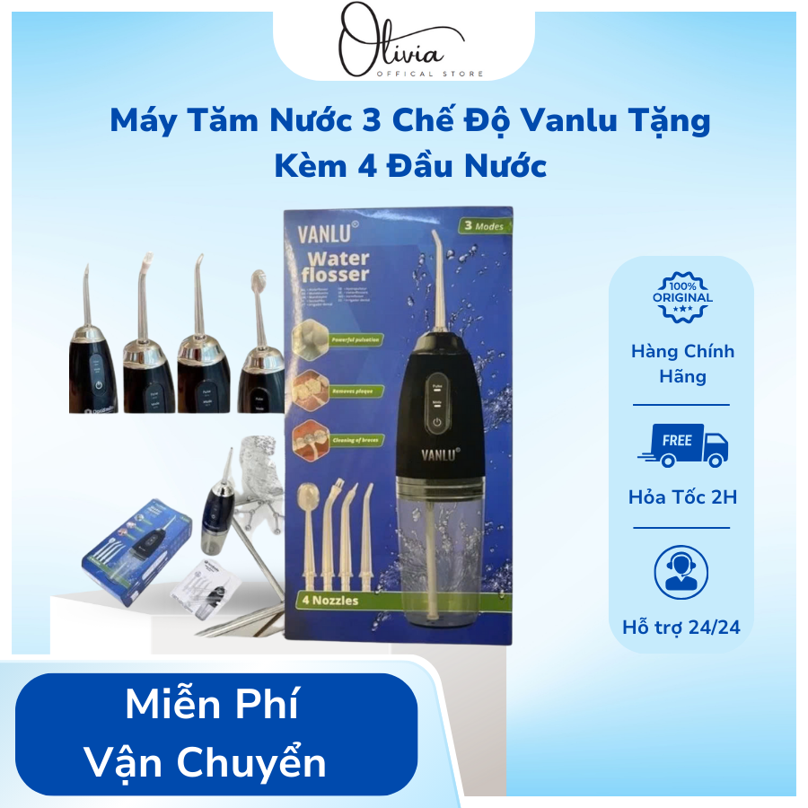 Máy Tăm Nước Lazmall Xiaomi Máy Tăm Nước Oral Irrigator Cầm Tay Sạc Pin Chống Thấm Nước Bảo Hành 6 T