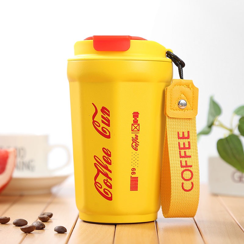 Bình Giữ Nhiệt Coffee Cup Ly Giữ Nhiệt Coffee Cup Inox 304 Cốc Giữ Nhiệt Cao Cấp 390ml Tramanhshop