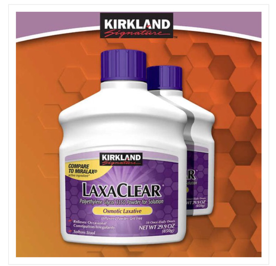 [Hcm]Thuốc Trị Táo Bón Kirkland Signature Laxaclear 850 Grams