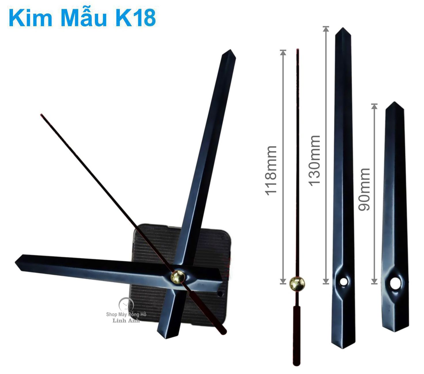 Máy đồng hồ treo tường kim Giật HQ (Bảo hành 6-18 tháng)