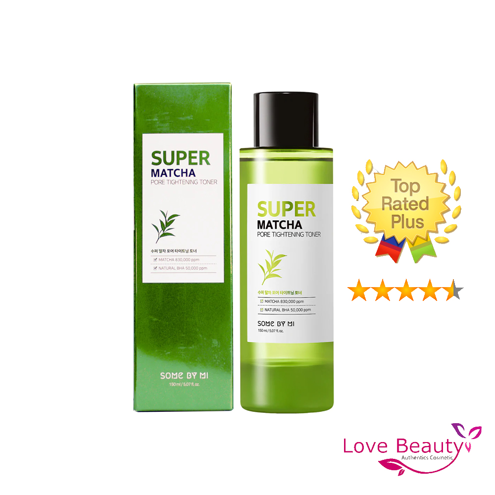 Nước hoa hồng Some By Mi SUPER MATCHA PORE TIGHTENING TONER 150ML