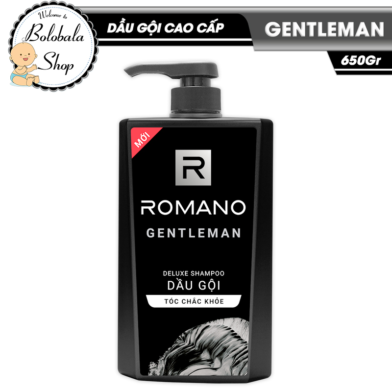 [Hcm]Dầu Gội Romano Gentleman Lịch Lãm Nam Tính Tóc Chắc Khỏe 650Gr