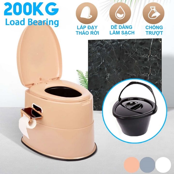 Bô vệ sinh di động đa năng dành cho người già bà bầu cho bé