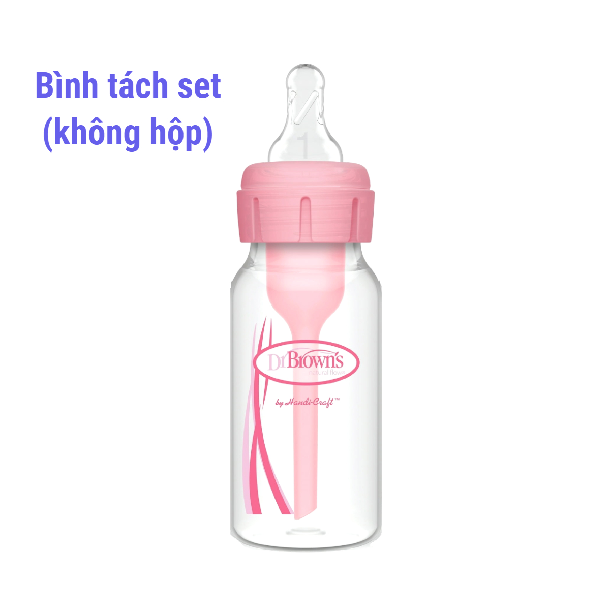 Bình sữa Dr Browns Option+ Cổ Hẹp thế hệ mới dung tích 250ml (họa tiết)