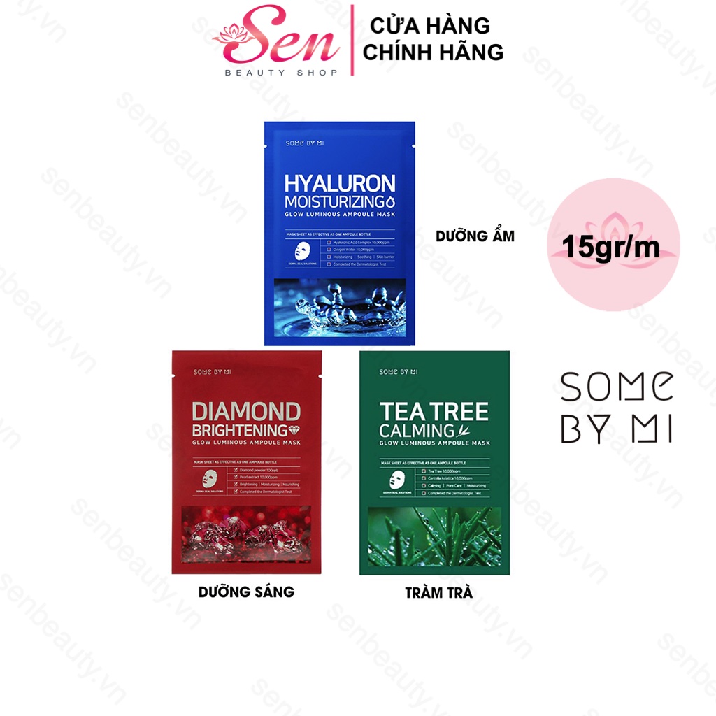 Mặt Nạ Some By Mi Chống Lão Hoá Và Dưỡng Ẩm Cho Da Diamond Brightening Sheet Mask 25G