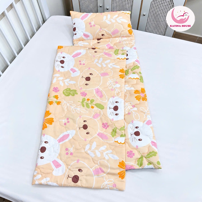 Túi ngủ Katina House cho trẻ mầm non tiểu học vải tencel cao cấp mềm mại siêu mát