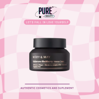 Kem Dưỡng Căng Bóng Da Ngăn Ngừa Lão Hóa Mary & May Idebenone Blackberry Intense Cream Hũ 70g