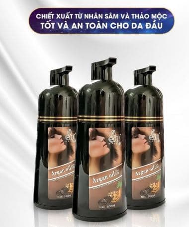 [Hcm]Dầu Gội Phủ Bạc Shin Hair (Chai Đen)