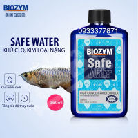 Biozym Safe Water khử Clo Amoniac và kim loại nặng an toàn và hiệu quả cho bể thủy sinh và chống Shock cho cá cảnh