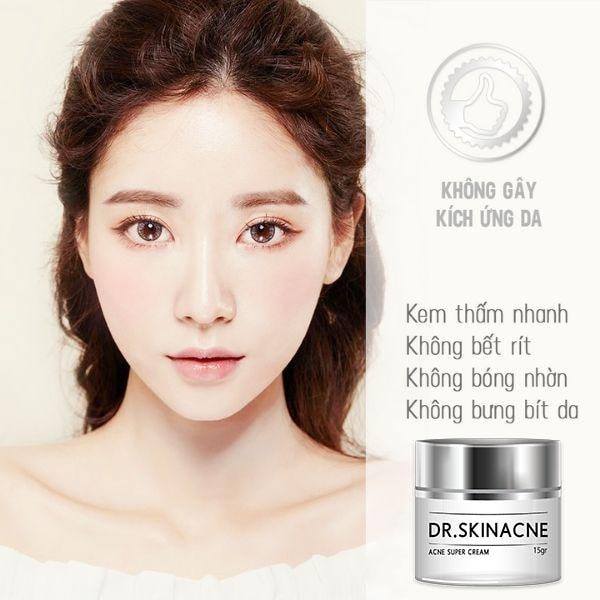 [Chính Hãng] Kem Xóa Mụn Dưỡng Trắng Da Dr.skinacne .