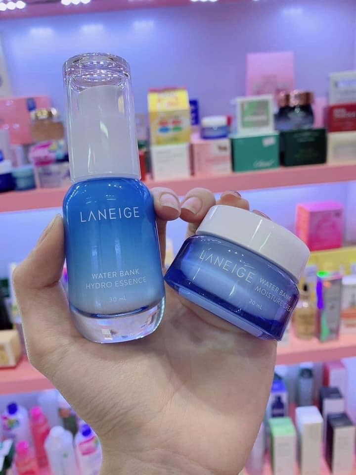 Combo Kem Dưỡng Ẩm 20Ml Và Serum Laneige 30Ml Cấp Nước