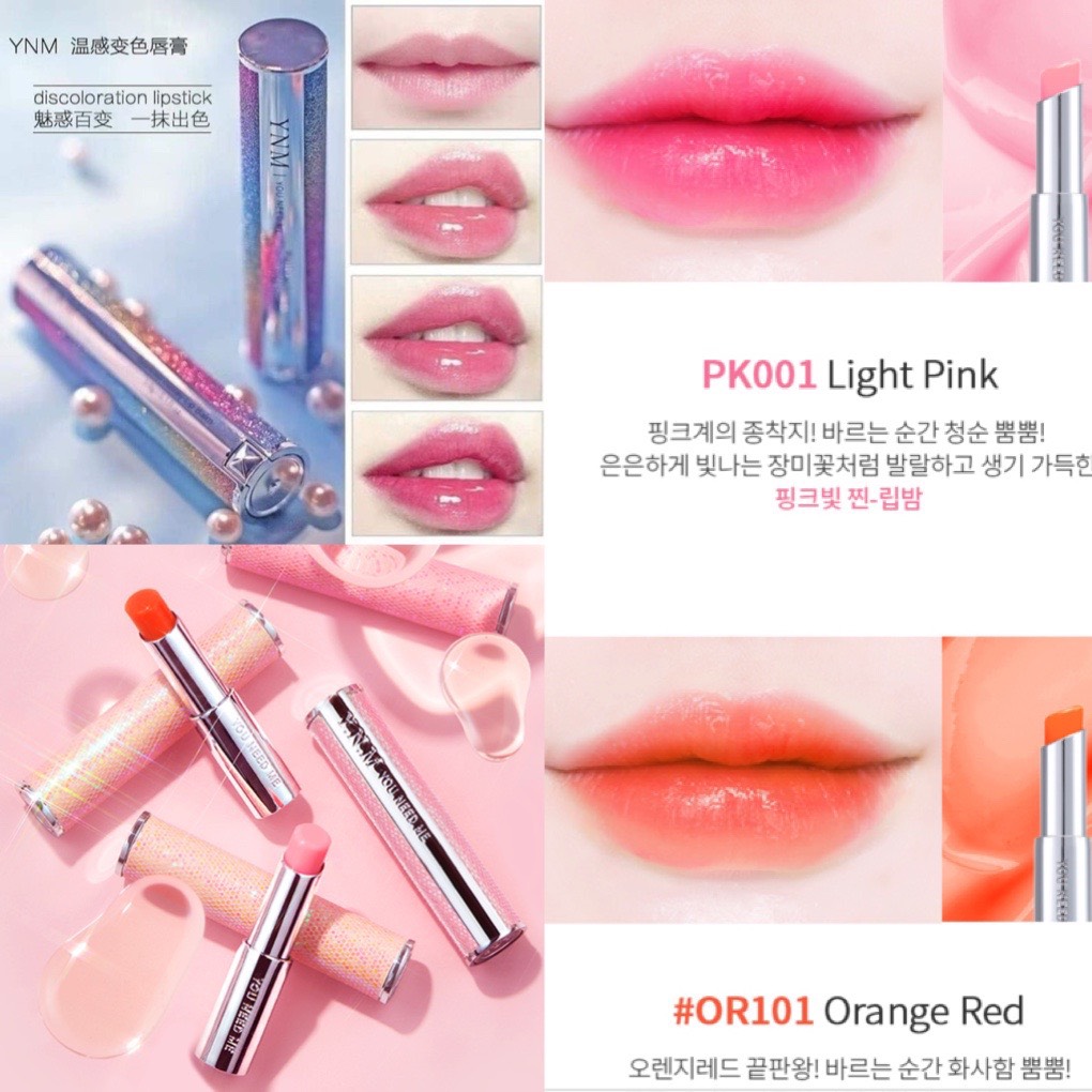 [HCM]Son Dưỡng Đổi Màu YNM Rainbow Honey Lip Balm