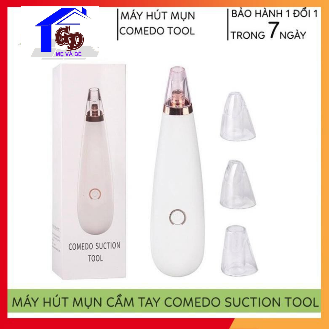 Máy Hút Mụn Cầm Tay 5 Lực Cao Cấp Black Head Detector Dùng Pin Tiểu Siêu Tiện Dụng Bảo Hành 6 Tháng