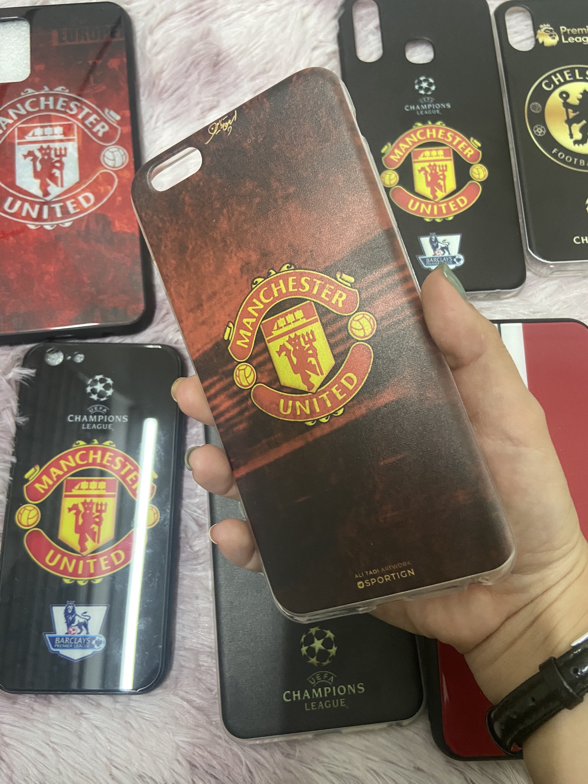 Ốp Điện Thoại Silicon Họa Tiết Manchester United Fc Man Utd dành cho samsung a50