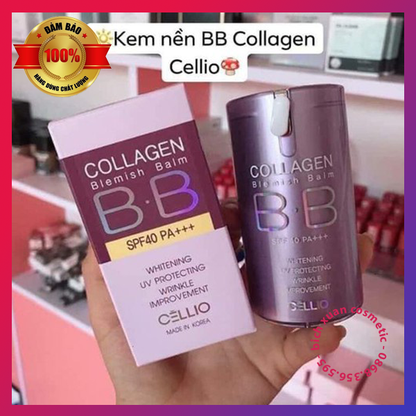 Kem Nền Bb Collagen Cellio Hàn Quốc