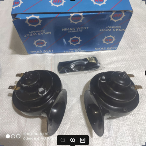 KMDB. Còi sên ô tô 12V/24V Công nghệ Đức sịn sò (ĐÔI CÒI). còi sên xe tải 12V/24v kèn ô tô tải. còi 