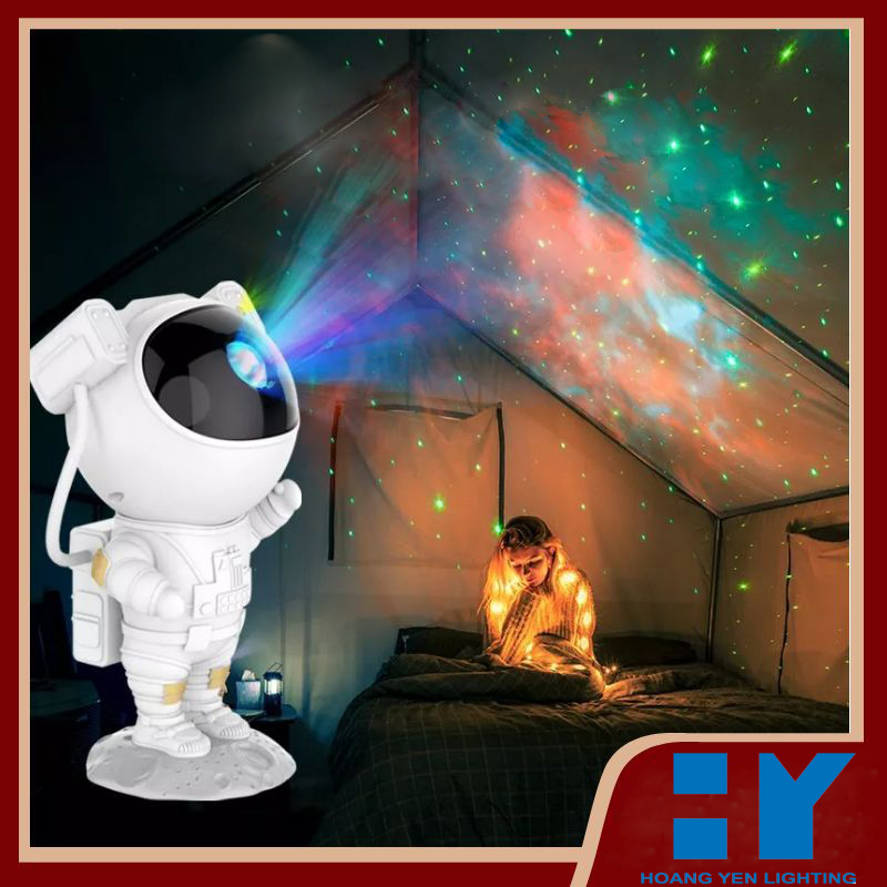 Đèn Phi Hành Gia GALAXY thiên hà chiếu sao trang trí phòng ngủ nội thất nhà cửa ô tô Đèn laser tiktok decor phòng ngủ