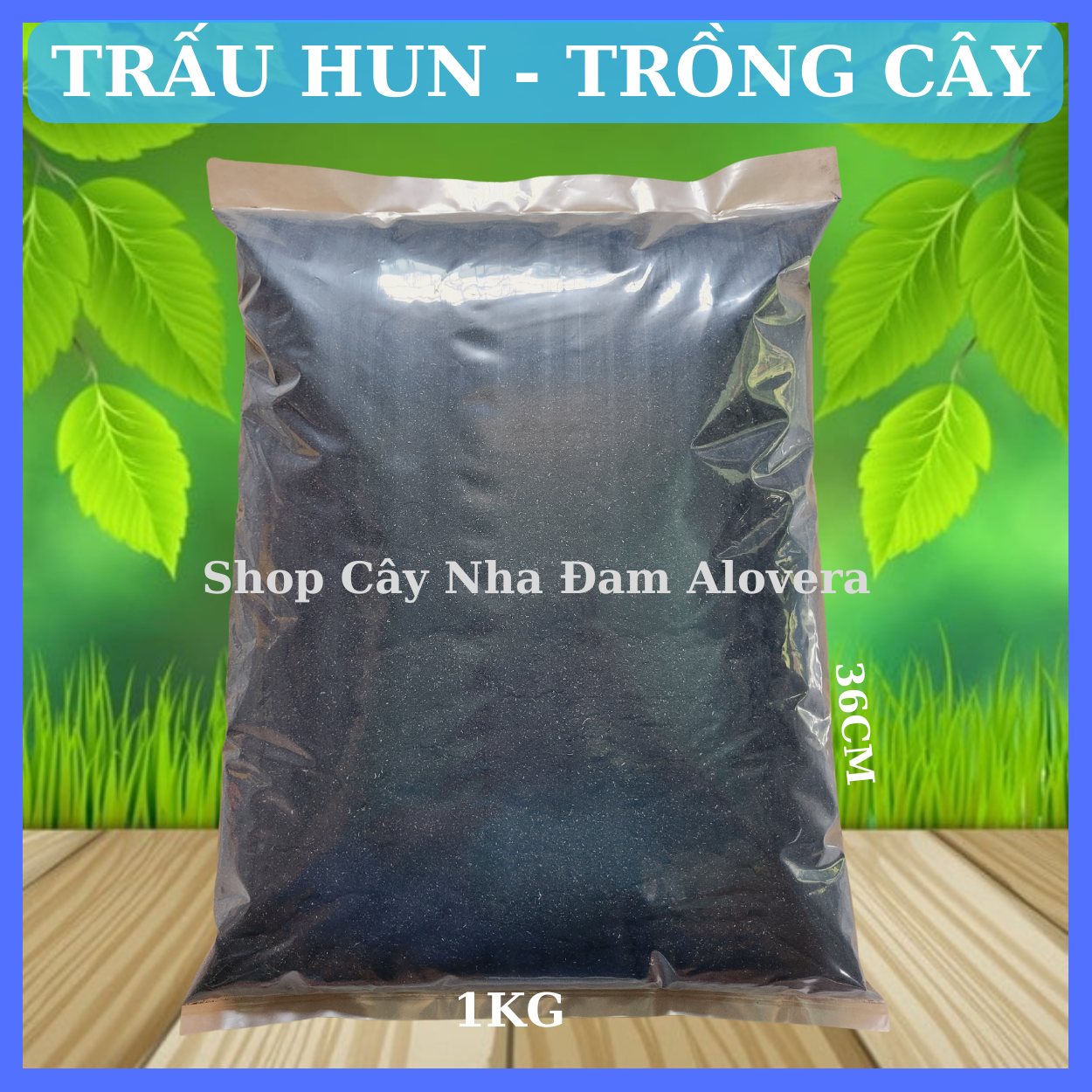 Trấu Hun Trồng Cây (tro trấu)