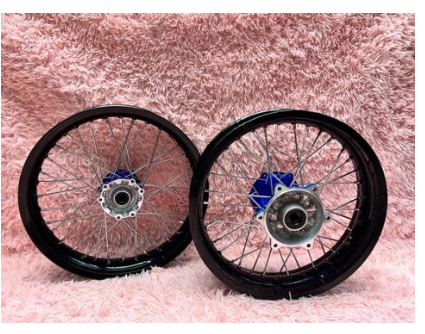 Combo niềng Motard17 inch kèm đùm tăm lắp sẵn PNP WR155