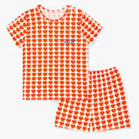 Đồ bộ quần áo thun cotton mịn cho bé trai bé gái mặc nhà mùa hè Unifriend Hàn Quốc U2023-39. Size đại 5 6 8 10 tuổi