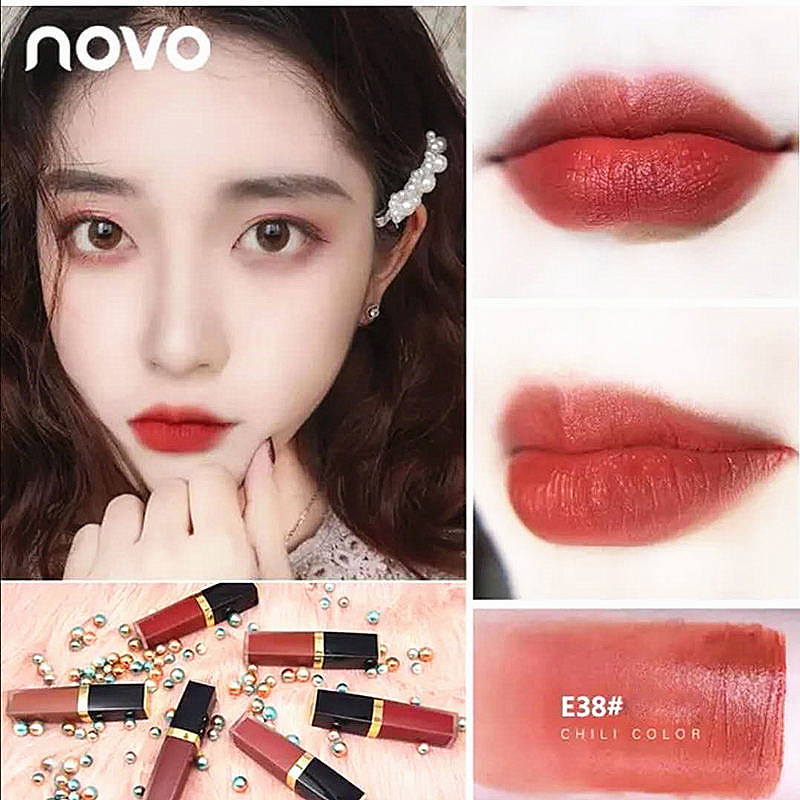 Son Lì NOVO VelVet Lip Glaze Bền Màu Lâu Trôi Dưỡng Ẩm Môi Z587