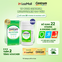 Thực phẩm bảo vệ sức khỏe CENTRUM MULTIVITAMIN cho NGƯỜI LỚN TỪ 19 TUỔI – 108 Viên