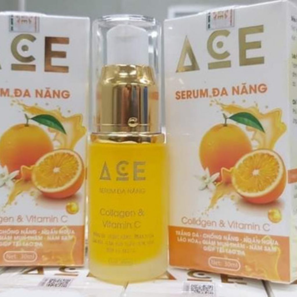 Serum Đa Năng Ace Collagen & Vitamin Ctrắng Dachống Nắngngăn Ngừa Lão Hóagiảm Mụn Thâmnám 30Ml