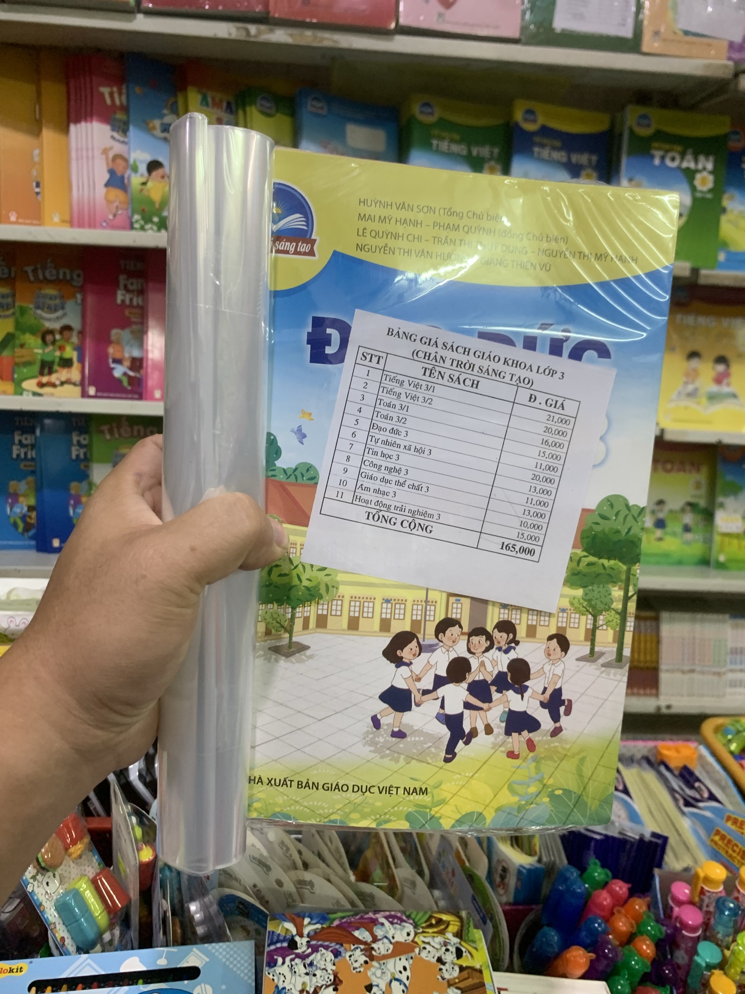 Combo 20 bìa kiếng bao sách giáo khoa bài học lớp 1 23 67 bộ chân trời sáng tạo