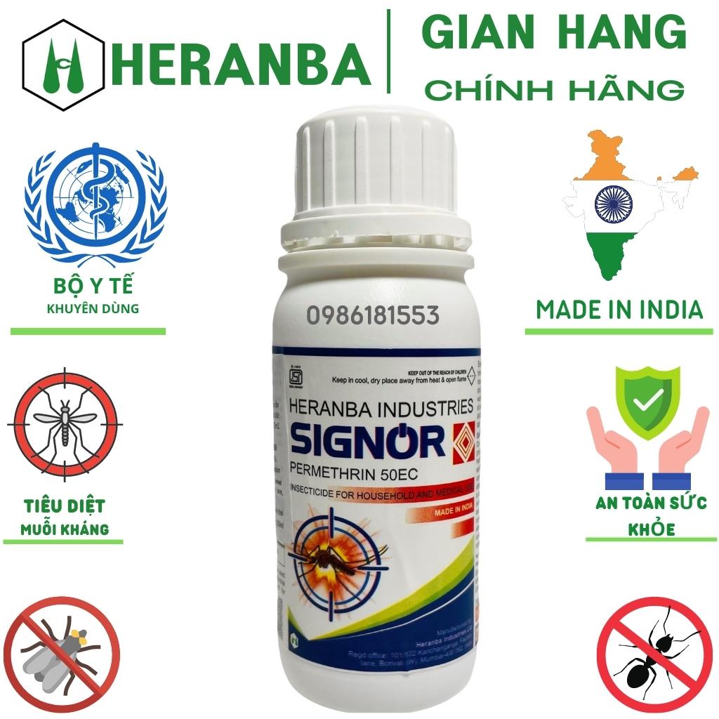 Thuốc Diệt Muỗi Nhập Khẩu Ấn Độ SIGNOR PERMETHRIN 50EC Chai 100ml Diệt Trừ Côn Trùng Muỗi Kháng Hiệu