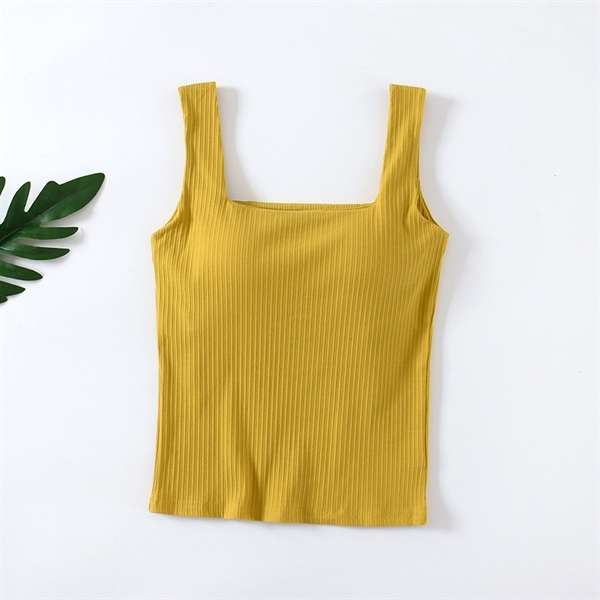 Áo ba lỗ nữ có đệm ngực vải Cotton mềm mại thoáng mát áo 3 lỗ hai dây có mút ngực mã VAA0502