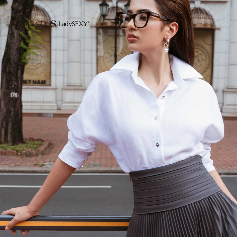 White Maven Linen shirt