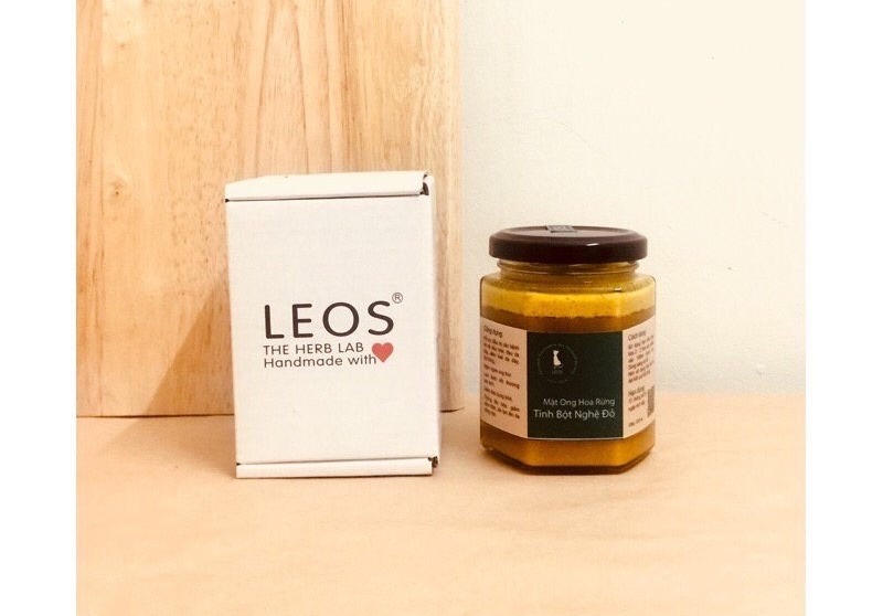 Tinh Bột Nghệ Đỏ Ngâm Mật Ong Hoa Rừng Hàm Lượng Curcumin Gấp 4 - 5 Lần Tinh Bột Nghệ Vàng - Handmade By Leos - The Herb Lab