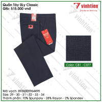 (Freeship Max)[HCM]Quần Tây Công Sở Nam 0ly Classic Vĩnh Tiến 515